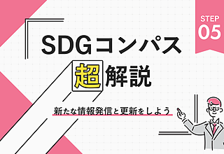 SDGコンパス超解説｜ステップ5では自社のSDGs情報を更新するのイメージ
